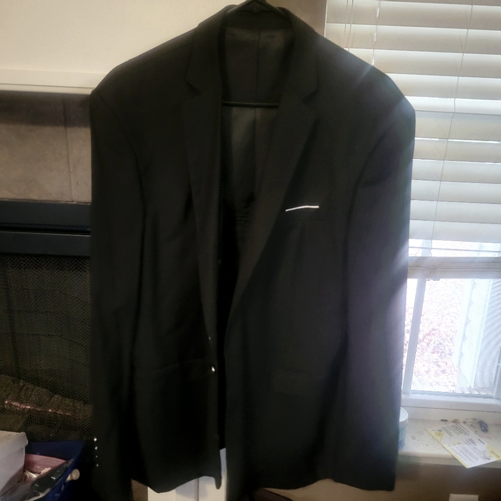 Men's Black Blazer Fits Xl To 2x Like New